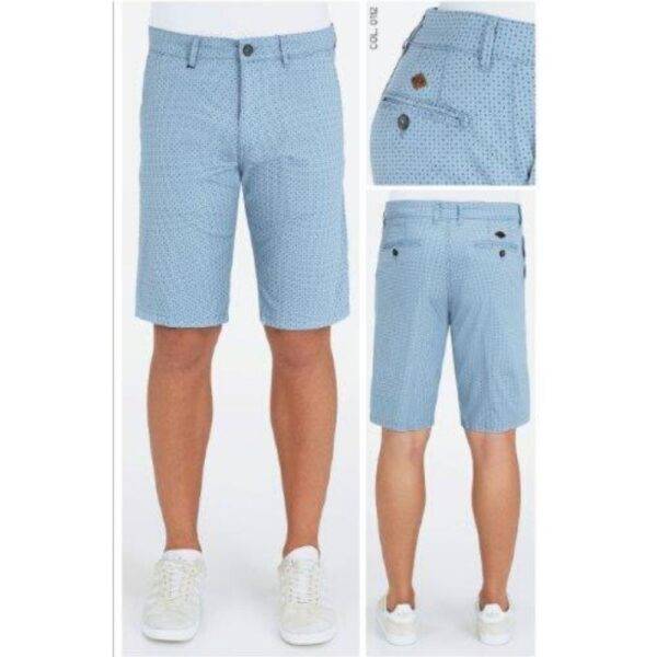 BERMUDA SHORTS SEA BARRIER BERMUDA SHORTS STRETCH COTTON WITH MICRODECORATIONS