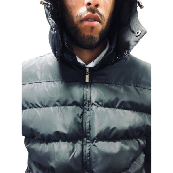 CLOTHING DISCOUNTS PADDED COVERI JACKET WITH ADJUSTABLE HOOD