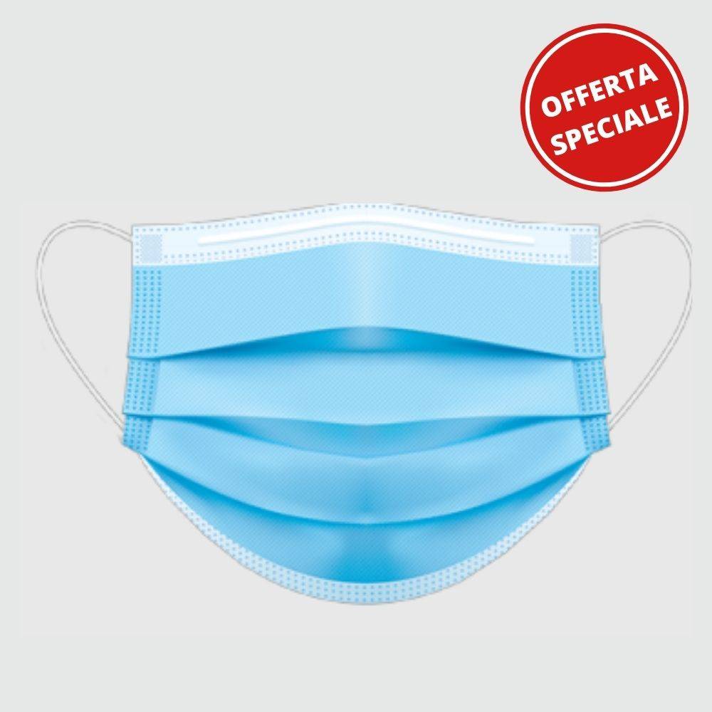 TYPE IIR MEDICAL MASK – BOX OF 50 DISPOSABLE FACE MASKS