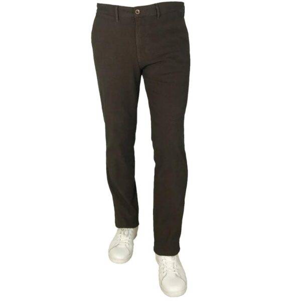 PANTS MEN’S CHINOS REGULAR FIT STRETCH COTTON TROUSERS SEA BARRIER FELLER