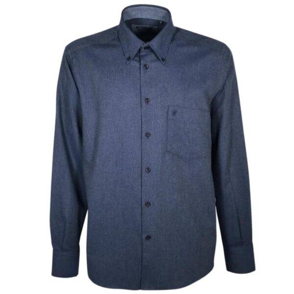 Camicie CAMICIA UOMO BUTTON DOWN FLANELLA COTONE SEA BARRIER TRASIMENO