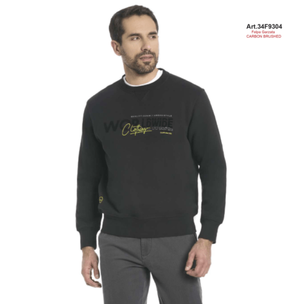 HOODIES AND SWEATSHIRTS FELPA GARZATA CHIUSA UOMO GIROCOLLO BE BOARD 34F9304