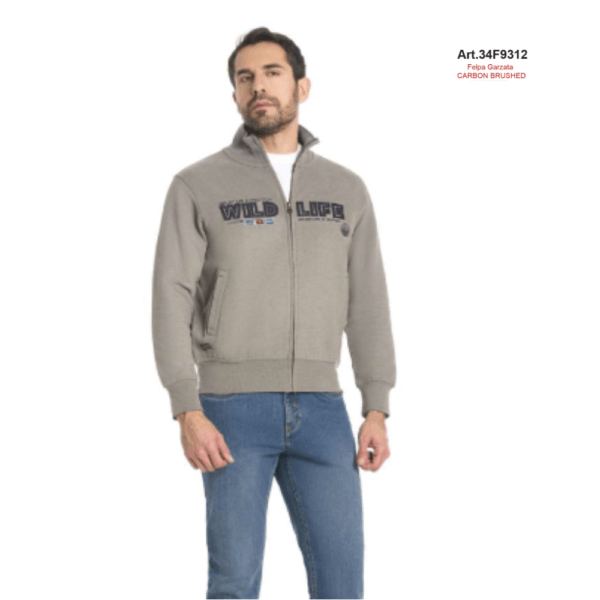 Felpe FELPA GARZATA UOMO FULL ZIP BE BOARD 34F9312