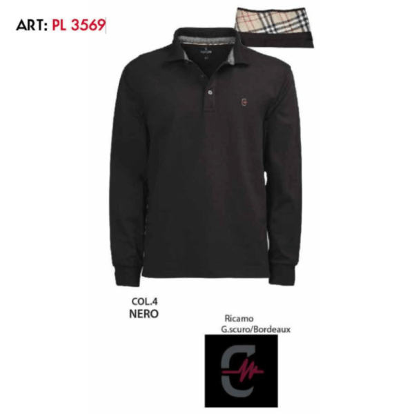 POLO SHIRTS MAGLIETTA UOMO POLO 3 BOTTONI COVERI TR3569